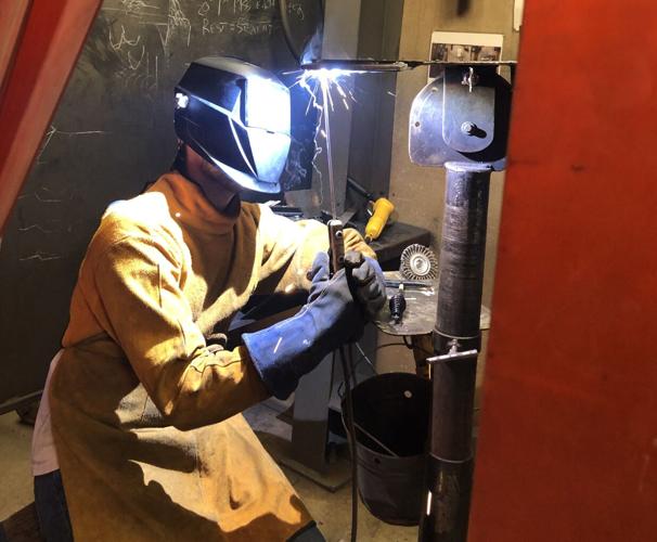  Wednesday, Jan 18,2023,  Welding course at the Fairbanks Pipeline Training Center. Haley Lehman/New